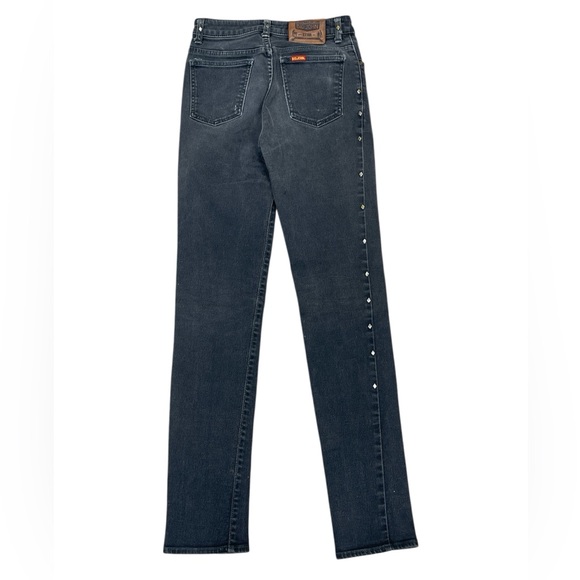 Big John Studded Black Straight Leg Jeans - Picture 2 of 5